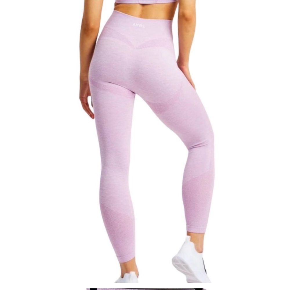NWT AYBL Motion Seamless Leggings Pink Size XS Purple